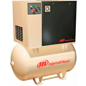 Ingersoll Rand UP6-10-125 10 HP Rotary Screw Comp 80 Gal Horiz. 125 PSI 38 CFM 3PH 460V