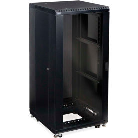Kendall Howard™ 27U LINIER® Server Cabinet - Glass/Vented Doors - 24"" Depth