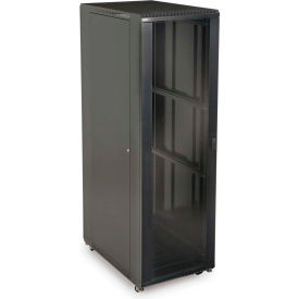 Kendall Howard™ 42U LINIER® Server Cabinet - Glass/Solid Doors - 36"" Depth