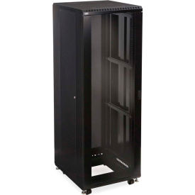 Kendall Howard™ 37U LINIER® Server Cabinet - Glass/Solid Doors - 24"" Depth