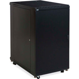Kendall Howard™ 22U LINIER® Server Cabinet - Solid/Vented Doors - 36"" Depth