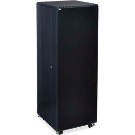 Kendall Howard™ 37U LINIER® Server Cabinet - Solid/Vented Doors - 24"" Depth