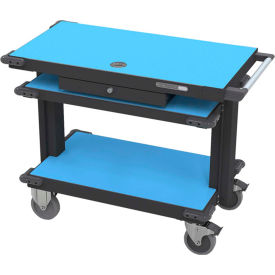 Kendall Howard™ ESD Mobile Cart w/ Power Lift 37-1/4""W x 21""D Black