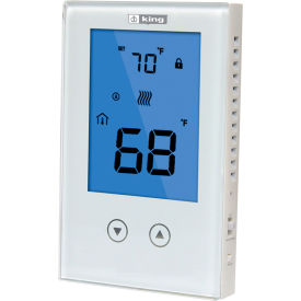 King Electric Mfg K322E King Electric Line Voltage Non-Programmable Thermostat K322E Double-Pole Heat Only 120/208/240V 15A image.
