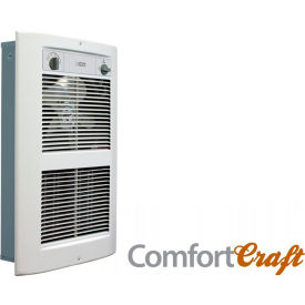 King Electric Mfg LPW1227T-S2-WD-R King Electric LPW 2 Forced Air Wall Heater, 1250/2750W, 120V, White Dove image.