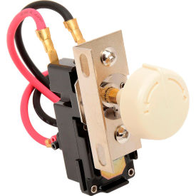King Electric Mfg TKIT-2A King Replacement Thermostat Double Pole TKIT-2A Almond For In-Wall Electric Heaters image.