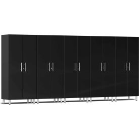 SUBLIME KITCHEN AND GARAGE CABINETS INC UG22650B Ulti-MATE Garage 2 Series 5-Piece Tall Cabinet Set 177.5" x 21" x 80" Black image.
