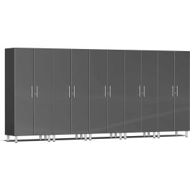 SUBLIME KITCHEN AND GARAGE CABINETS INC UG22650G Ulti-MATE Garage 2 Series 5-Piece Tall Cabinet Set 177.5" x 21" x 80" Gray image.