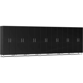 SUBLIME KITCHEN AND GARAGE CABINETS INC UG22670B Ulti-MATE Garage 2 Series 7-Piece Tall Cabinet Set 248.5" x 21" x 80" Black image.