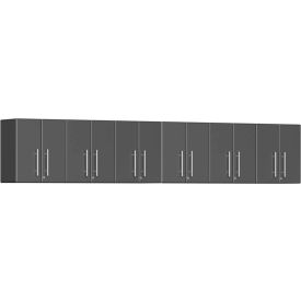 SUBLIME KITCHEN AND GARAGE CABINETS INC UG28060G Ulti-MATE Garage 2 Series 6-Piece Cabinet Set 141" x 14" x 23.6" Gray image.
