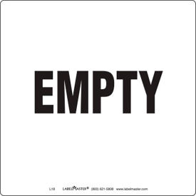 Empty Label, 6"W x 6"L, Paper, Roll of 500 view 2