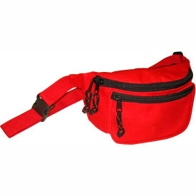 Kemp Usa 10-103-RED-NL Kemp Fanny Pack With Screenprint Guard, Red, No Logo, 10-103-RED-NL image.