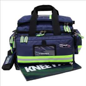 Kemp Usa 10-104-NVY-PRE Kemp USA Premium Large Professional Trauma Bag, Navy Blue image.