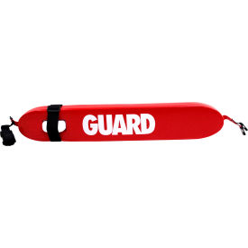 Kemp Usa 10-207-RED-GUARD Kemp USA Rescue Tube w/ CPR Mask Holder & Guard Logo, 40"L, Red image.