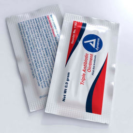 Kemp Usa 11-050 Kemp USA Triple Antibiotic Ointment .9G Foil Packet, 144 PCS image.