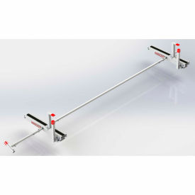 Weather Guard EZ-Glide 2 Fixed Drop-Down Ladder Rack for Full-Size Vans Long - 2275-3-01