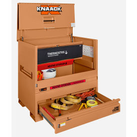 Knaack Llc 79-DH Knaack 79DH Storagemaster® Piano Box w/ Junk Trunk™ & Thermosteel™, Steel, Tan image.