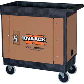 Knaack Llc CA-02 Knaack Security Paneling for Rubbermaid® Model 9T66 Cart, 36-1/4"L x 23-3/4"W x 3-1/2"H, Tan image.