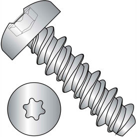 Kanebridge Corporation 0608HTP410 #6 x 1/2 #5HD Six Lobe Pan High Low Screw Fully Threaded 410 Stainless Steel - Pkg of 5000 image.