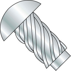 Kanebridge Corporation 1008U #10 x 1/2 Round Head Type U Drive Screw Zinc Bake - Pkg of 8000 image.