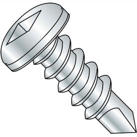 Kanebridge Corporation 1016KQP #10 x 1 Square Drive Pan Self Drilling Screw Full Thread Zinc Bake - Pkg of 2000 image.