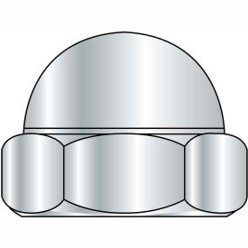 Kanebridge Corporation 10NC 10-24  Two Piece Low Crown Cap Nut Nickel Plated, Pkg of 2000 image.