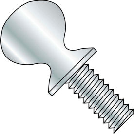 Kanebridge Corporation 1410TS 1/4-20 x 5/8" Thumb Screw w/ Shoulder - FT - Zinc - Pkg of 600 image.