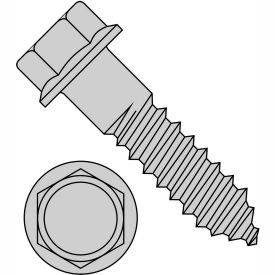 Kanebridge Corporation 1424LFG 1/4X1 1/2  Indented Hex Flange Lag Screw Grade 2 Hot Dip Galvanized, Pkg of 900 image.