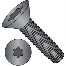 Kanebridge Corporation 1432FTFB 1/4-20X2  Six Lobe Flat Floor Board Screw Type F Black Phosphate, Pkg of 1000 image.