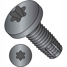 Kanebridge Corporation 3140FTPB 5/16-18X2 1/2  Six Lobe Pan Floor Board Screw Type F Fully Threaded Black Phosphate, Pkg of 300 image.