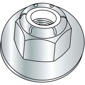 Kanebridge Corporation 31NSFL 5/16-18  Nylon Insert Flange Stop Hex Lock Nut Zinc, Pkg of 1000 image.