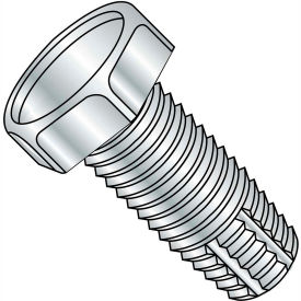 Kanebridge Corporation 3748FH 3/8-16X3  Unslotted Indented Hex Thread Cutting Screw Type F Fully Threaded Zinc, Pkg of 300 image.
