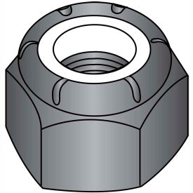 Kanebridge Corporation 43NSB 7/16-14  Nylon Insert Hex Lock Nut Black Oxide, Pkg of 600 image.