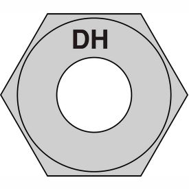 Kanebridge Corporation 75A563DHG 3/4-10 Heavy Hex Structural Nuts A563DHG Hot Dipped Galvanized - Pkg of 125 image.