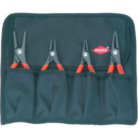 00 19 57 4 Pc Precision Circlip Snap-Ring Pliers Set In Tool Roll view 2