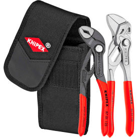 KNIPEX 00 20 72 V01 2 Pc Mini Pliers In Belt Pouch 86 03 150 And 87 01 125
