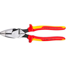 Knipex Tools Lp 09 08 240 SBA KNIPEX® New England High Leverage Combo Linesman Pliers, 1000V Insulated 9-1/2" OAL image.