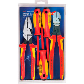 KNIPEX 9K 98 98 22 US 5 Pc Pliers / Screwdriver Insulated Tool Set 1,000V