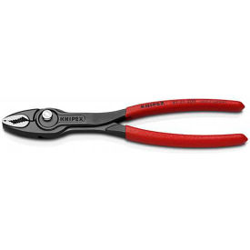 Knipex Tools Lp 82 01 200 Knipex® TwinGrip Slip Joint Plier W/ Polished Head & Plastic Coated Handle, 8"L image.