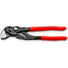 Knipex Tools Lp 86 01 180 Knipex® Pliers Wrench W/ Polished Head & Plastic Coated Handle, 7"L image.