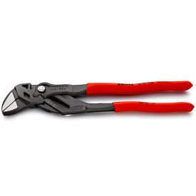 Knipex Tools Lp 86 01 250 Knipex® Pliers Wrench W/ Polished Head & Plastic Coated Handle, 10"L image.