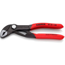 Knipex Tools Lp 87 01 125 Knipex® Cobra® Water Pump Plier W/ Polished Head & Plastic Coated Handle, 5"L image.