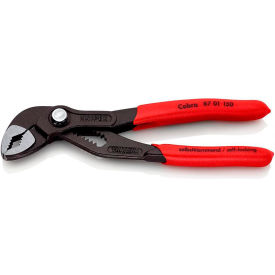 Knipex Tools Lp 87 01 150 Knipex® Cobra® Water Pump Plier W/ Polished Head & Plastic Coated Handle, 6"L image.