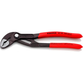 Knipex Tools Lp 87 01 180 Knipex® Cobra® Water Pump Plier W/ Polished Head & Plastic Coated Handle, 7"L image.