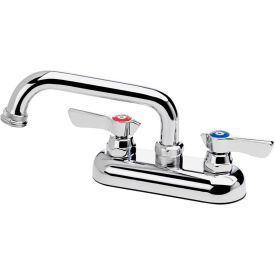 Krowne 11-450L Krowne 11-450L - Silver Series 4" Center Deck Mount Laundry Faucet, 6" Spout, Hose Adapter image.