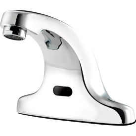 Krowne 16-197 Krowne® 16-197 Electronic Sensor Operated Deck Mount Faucet, 4" Center, ADA Compliant, Chrome image.