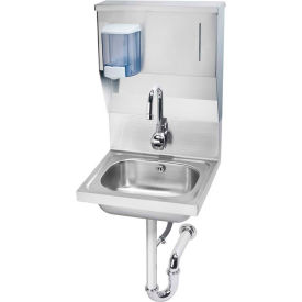 Krowne HS-13 Krowne® HS-13 16" Wide Hand Sink With Electronic Faucet, Soap And Towel Dispenser image.