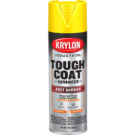 Krylon Products Group-Sherwin-Williams K00439008 Krylon® Tough Coat Advance  Spray Paint w/ Rust Barrier Technology, 20 oz., Gloss Safety Yellow image.