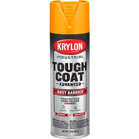 Krylon Products Group-Sherwin-Williams K00489008 Krylon® Tough Coat Advance  Spray Paint w/ Rust Barrier Tech., 20 oz., Gloss Equipment Yellow image.