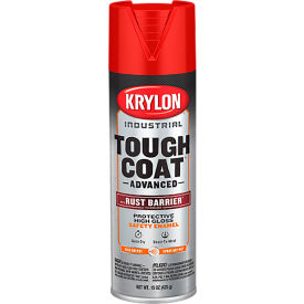 Krylon Products Group-Sherwin-Williams K00639008 Krylon® Tough Coat Advance  Spray Paint w/ Rust Barrier Technology, 20 oz., Gloss Safety Red image.